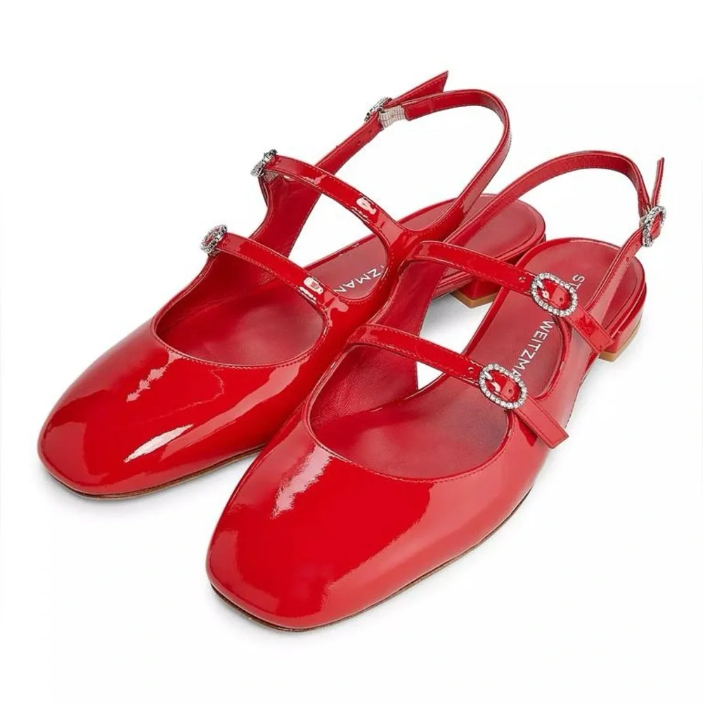 Stuart Weitzman Claris Mary Jane slingback shoe Size 6 - Picture 1 of 10
